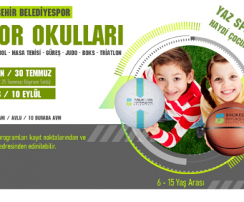 Balıkesir Büyükşehir Belediyespor Yaz Spor Okulları 2. Dönem