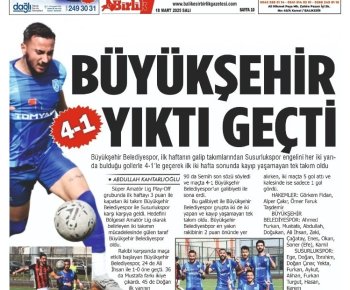 BİRLİK GAZETESİ - 18 MART 2025