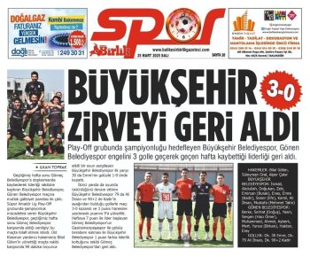BİRLİK GAZETESİ - 25 MART 2025